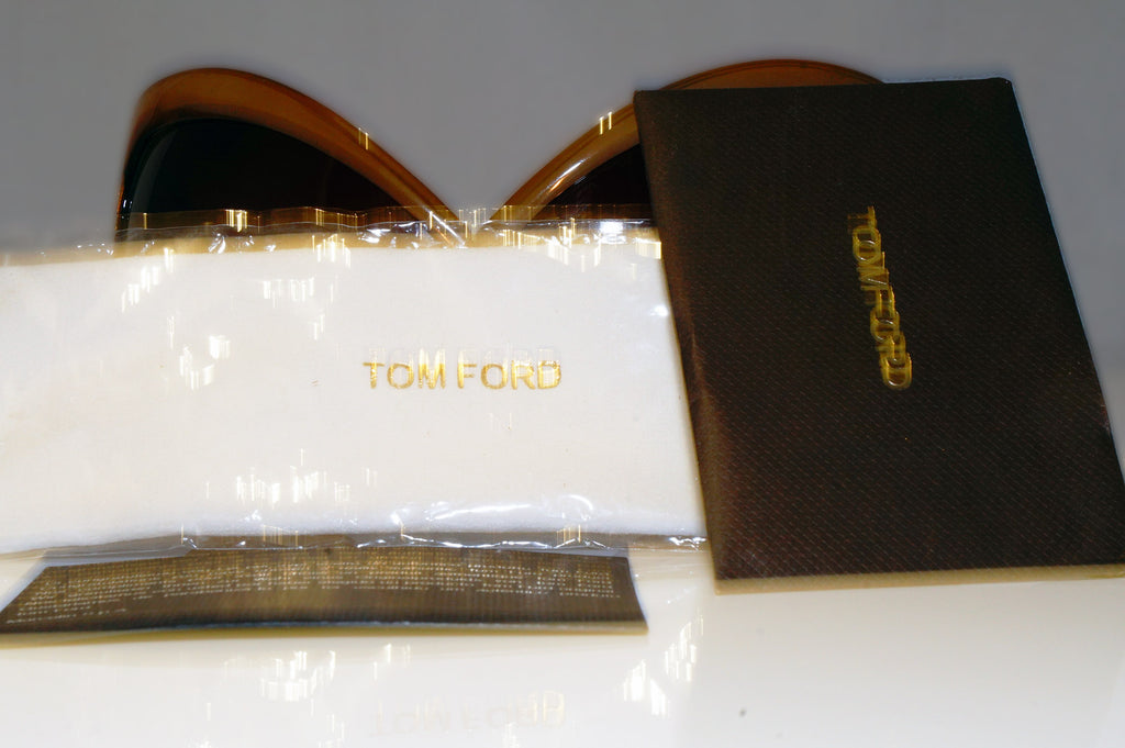 TOM FORD Womens Oversized Designer Sunglasses Brown Ski FT 0219 45F 17114