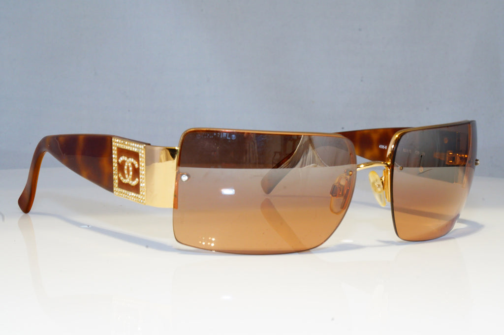 CHANEL Womens Diamante Boxed Designer Sunglasses Rectangle 4095-B 125/6U 19234