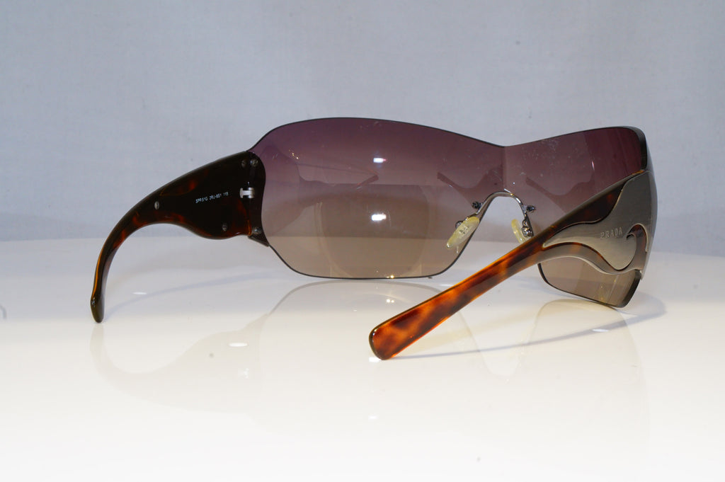 PRADA Womens Designer Sunglasses Brown Shield SPR 51G 2BU-6S1 15562