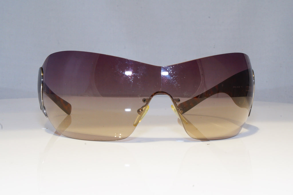 PRADA Womens Designer Sunglasses Brown Shield SPR 51G 2BU-6S1 15562