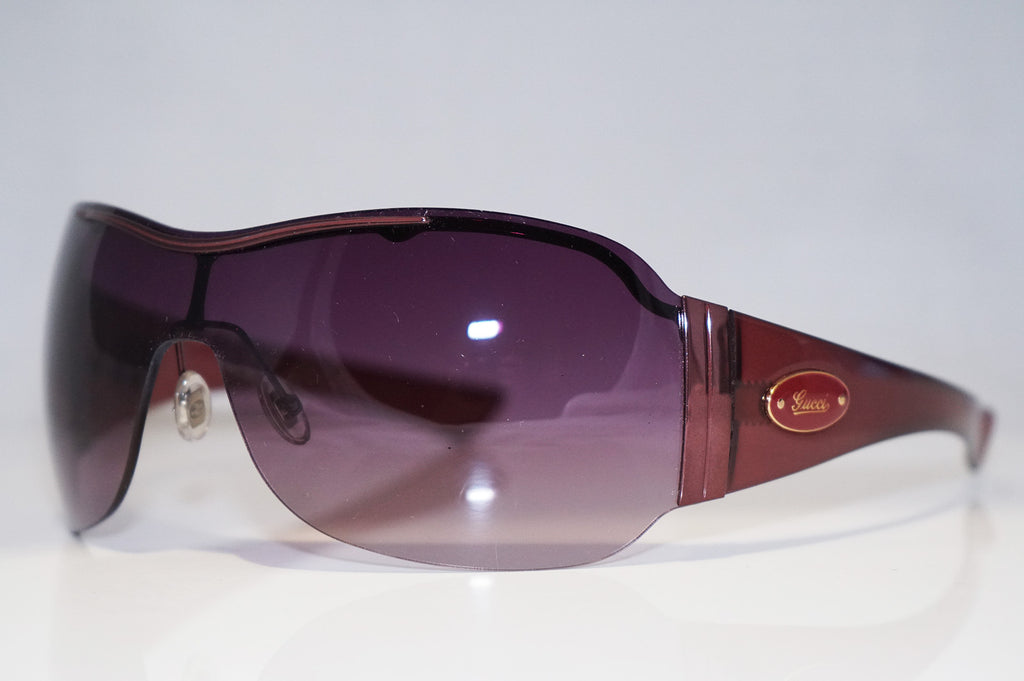 GUCCI Womens Designer Sunglasses Burgundy Shield GG 1855 RDWNP 14539