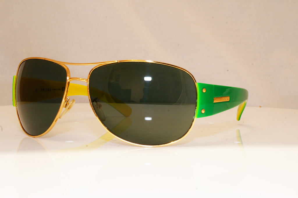 PRADA Mens Designer Sunglasses Green Aviator SPR 52G 5AK-301 18466