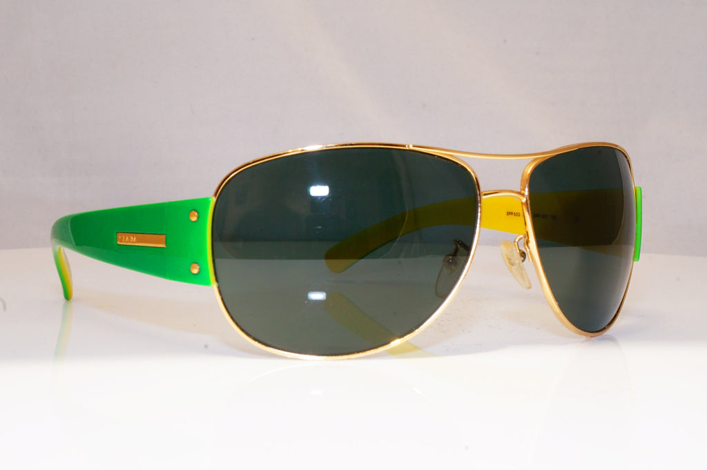 PRADA Mens Designer Sunglasses Green Aviator SPR 52G 5AK-301 18466