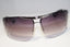 EMPORIO ARMANI Womens Designer Sunglasses Silver Oversized EA 9360 6LBO0 15782