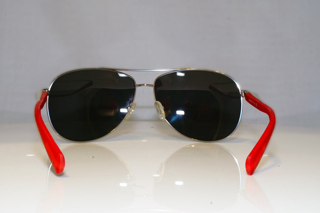 PRADA Mens Designer Sunglasses Red Aviator SPS 51O 5AS-6Y1 15151