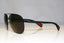 PRADA Mens Designer Sunglasses Black Aviator SPS 51O 1BO-5Z1 15160