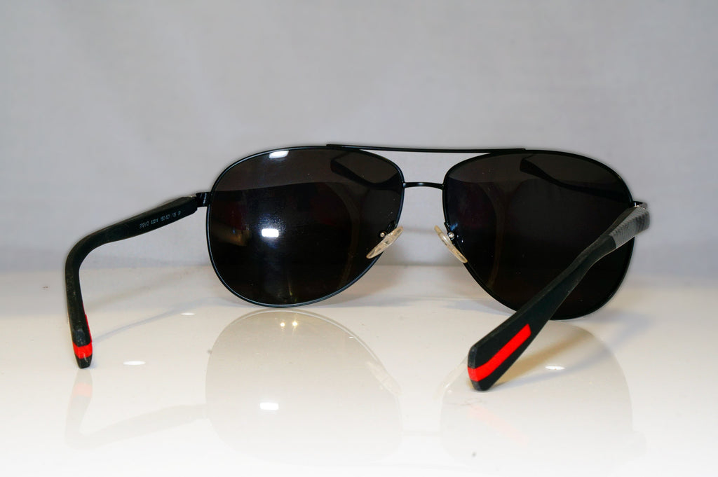 PRADA Mens Designer Sunglasses Black Aviator SPS 51O 1BO-5Z1 15160