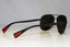 PRADA Mens Designer Sunglasses Black Aviator SPS 51O 1BO-5Z1 15160