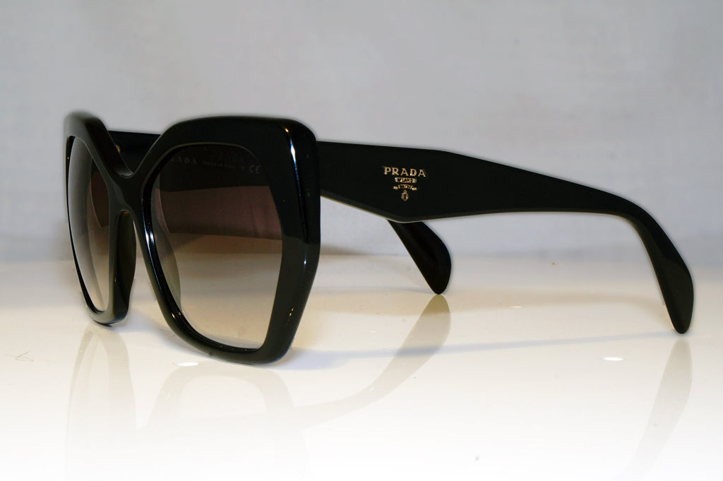 PRADA Womens Designer Sunglasses Black Hexagon SPR 16R 1AB-0A7 15272