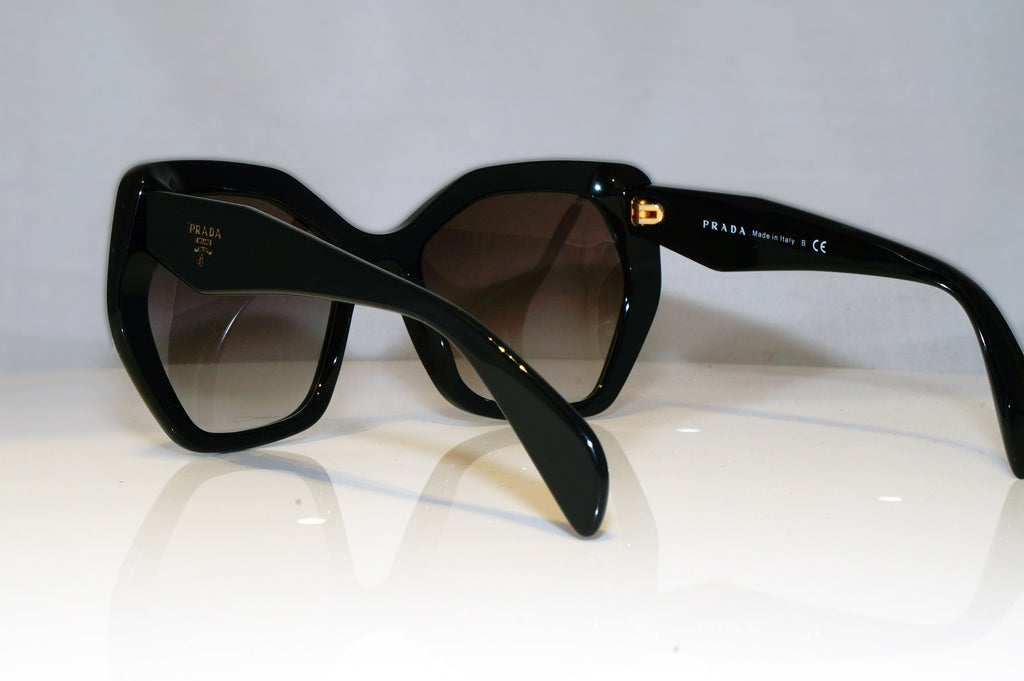 PRADA Womens Designer Sunglasses Black Hexagon SPR 16R 1AB-0A7 15272