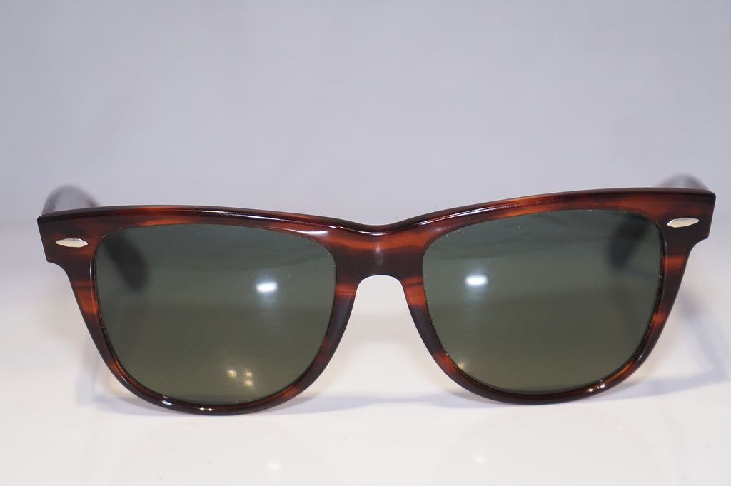 RAY-BAN Vintage 1990 Mens Designer Sunglasses Brown Wayfarer II L1725 UXAS 15528