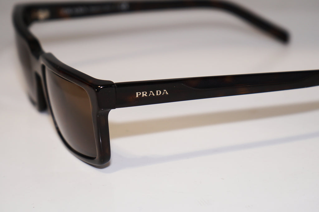 PRADA Mens Designer Sunglasses Brown Rectangle SPR 03S 2AU-1X1 15083