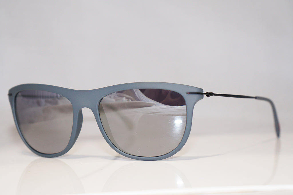 PRADA Mens Designer Mirror Sunglasses Grey Wrap SPS 01P ROR-2B0 15068