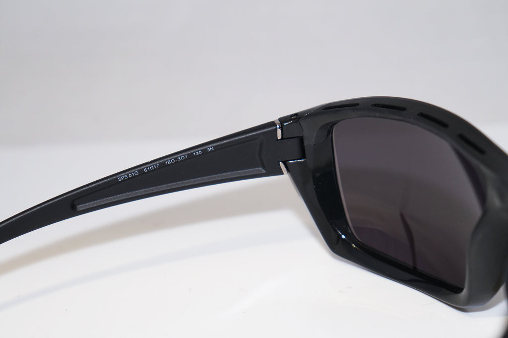 PRADA Mens Designer Sunglasses Black Wrap SPS 01O 1BO-3O1 15164