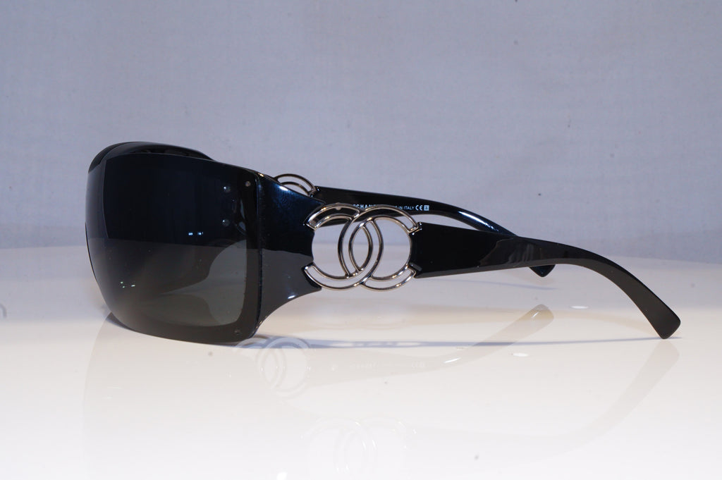 CHANEL Womens Designer Sunglasses Black Shield 6020 501/87 18366