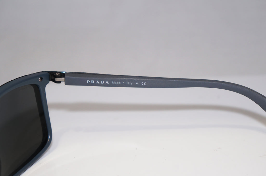 PRADA Mens Designer Sunglasses Grey Rectangle SPS 51P ROW-7W1 15263