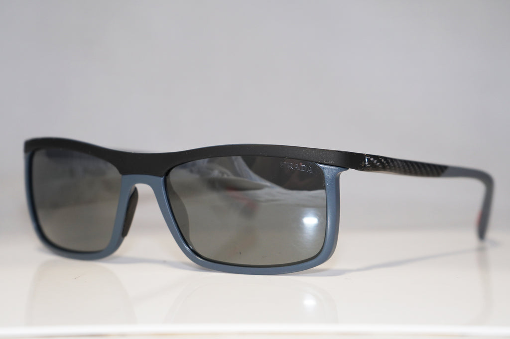 PRADA Mens Designer Sunglasses Grey Rectangle SPS 51P ROW-7W1 15263