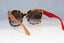 PRADA Vintage 1990 Designer Sunglasses Brown Square SPR 10R 7SO-0A7 19347