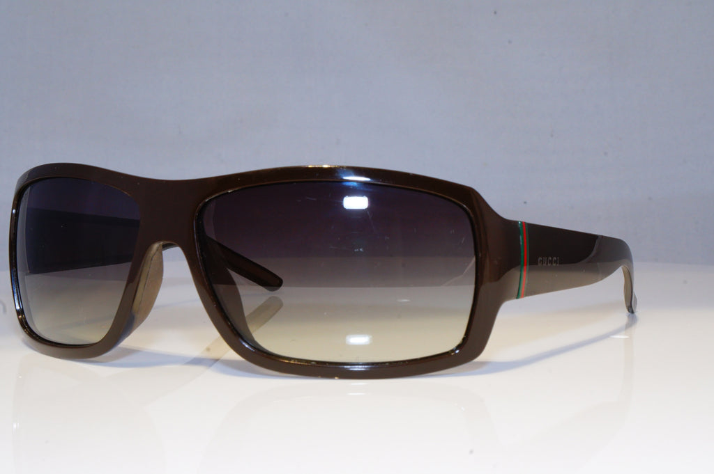 GUCCI Mens Designer Sunglasses Brown Wrap GG 1012 COKDB 19330