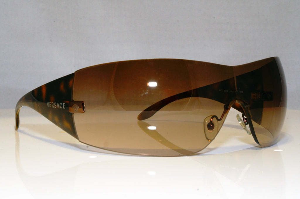 VERSACE Womens Boxed Designer Sunglasses Brown Shield 2054 1006/13 17470