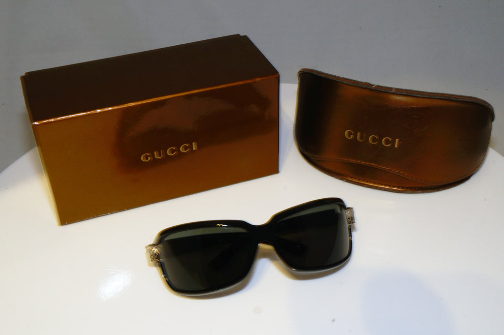 GUCCI Womens Diamante Boxed Designer Sunglasses Black Wrap GG 2984 D28P9 17473