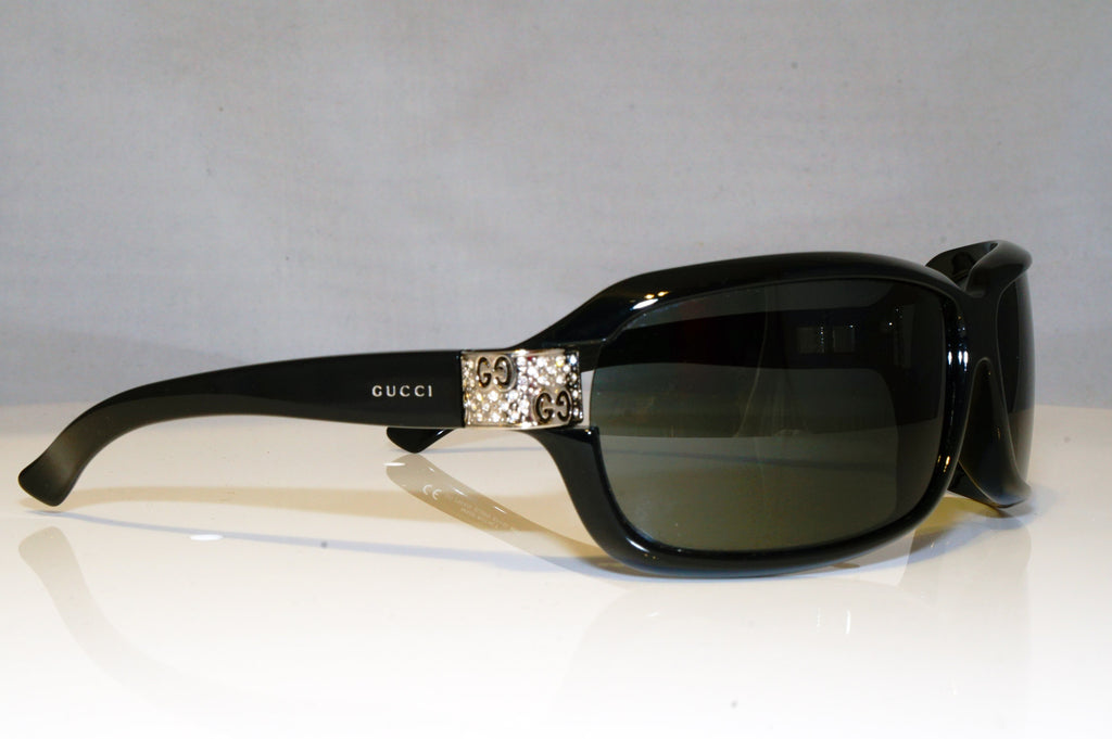 GUCCI Womens Diamante Boxed Designer Sunglasses Black Wrap GG 2984 D28P9 17473