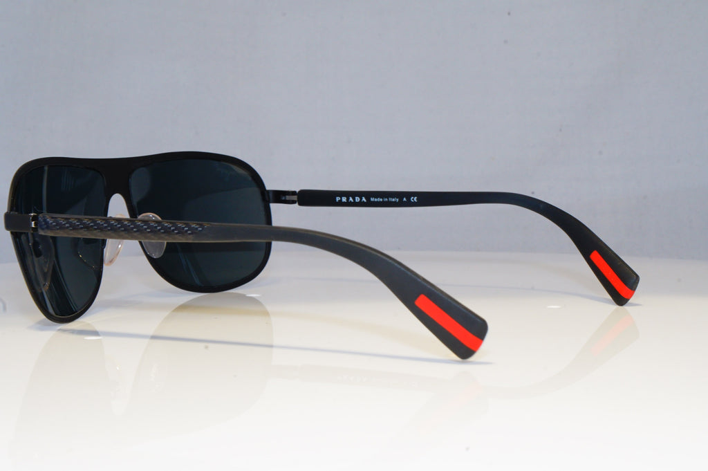 PRADA Mens Designer Sunglasses Black Pilot CARBON FIBRE SPS 56O DG0-1A1 19334