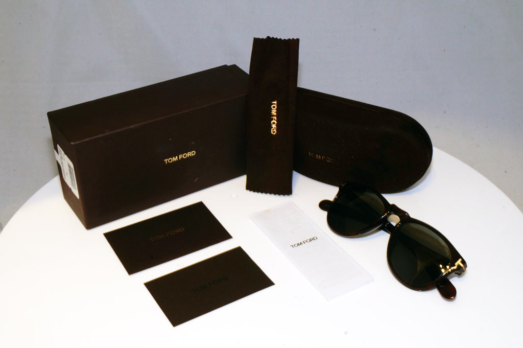 TOM FORD Mens Boxed Designer Sunglasses Brown Flynn Clubmaster TF 291 52R 17449