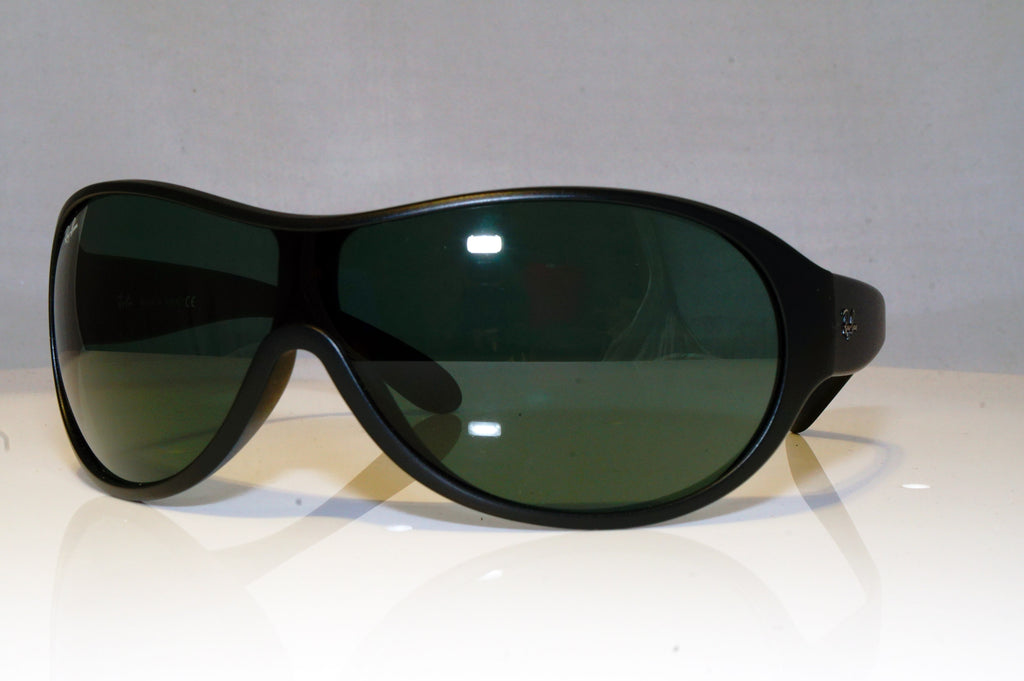 RAY-BAN Mens Designer Sunglasses Black Shield RB 4081 601 17465