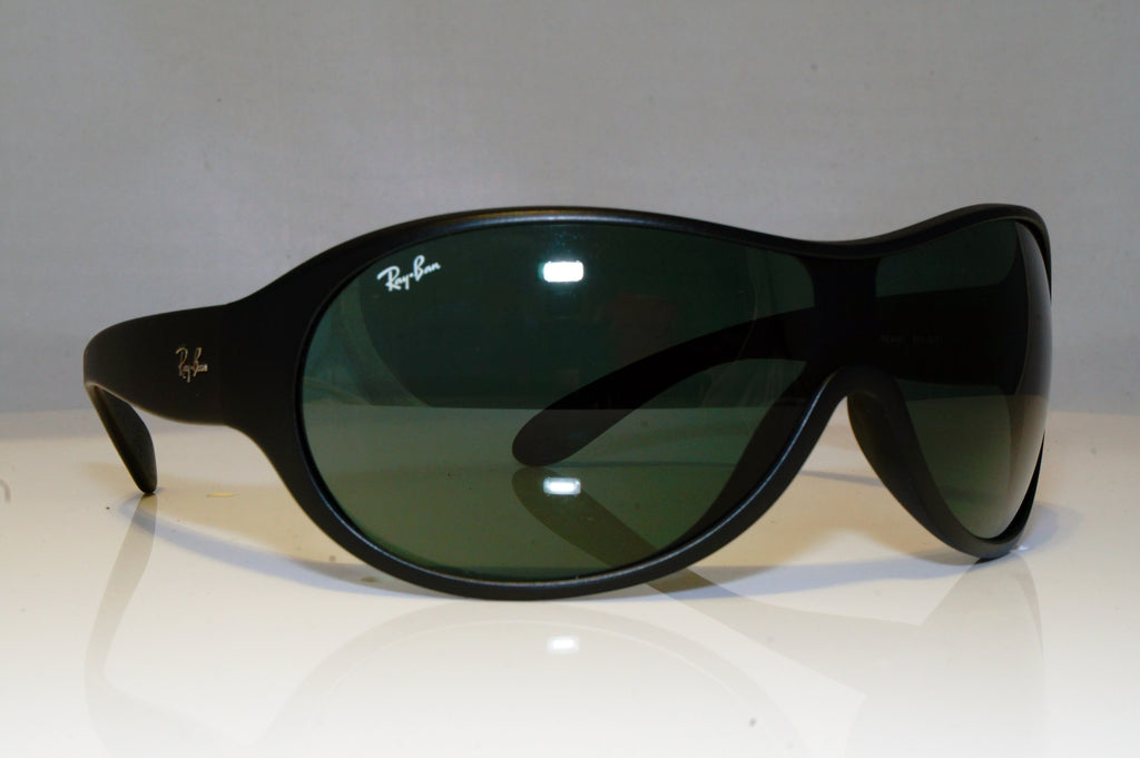 RAY-BAN Mens Designer Sunglasses Black Shield RB 4081 601 17465