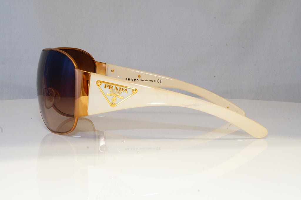 PRADA Mens Womens Designer Sunglasses White Shield IVORY SPR 57L ZVA-6S1 20379