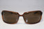 PRADA Vintage Mens Designer Sunglasses Brown Wrap SPR 06E 1BI-3N1 15989