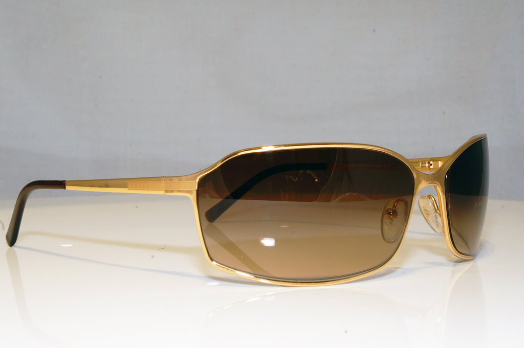 PRADA Mens Designer Sunglasses Gold Wrap SPR 58G 5AK-6S1 16993