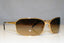 PRADA Mens Designer Sunglasses Gold Wrap SPR 58G 5AK-6S1 16993