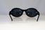 GUCCI Mens Vintage 1990 Designer Sunglasses Black Oval GG 2400 807 19920