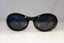 GUCCI Mens Vintage 1990 Designer Sunglasses Black Oval GG 2400 807 19920