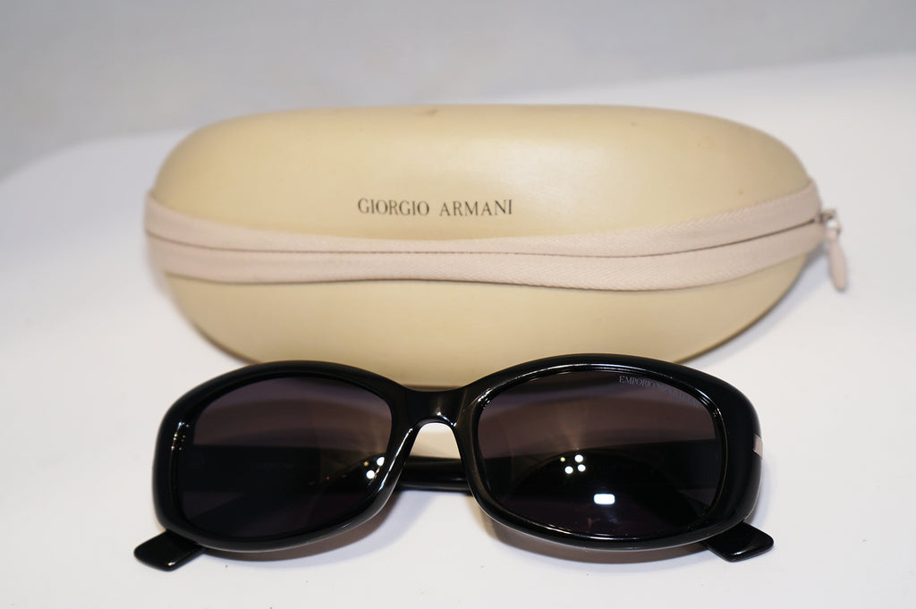 EMPORIO ARMANI Womens Designer Sunglasses Black Rectangle EA 9721 807Y1 15983