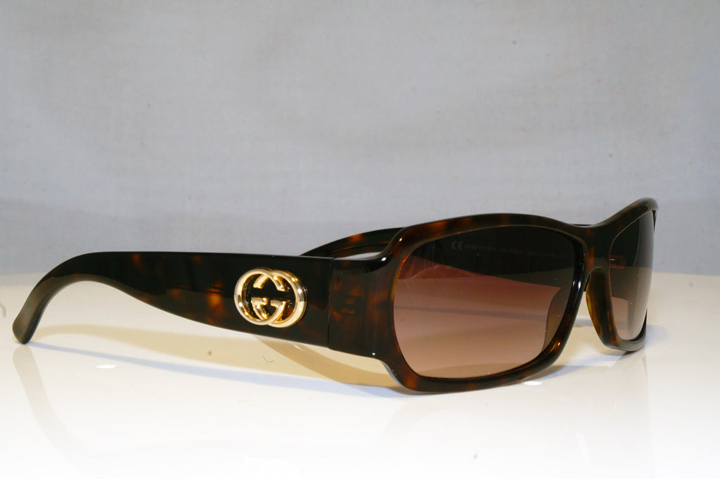 GUCCI Womens Designer Sunglasses Brown Rectangle GG 2935 08602 16999