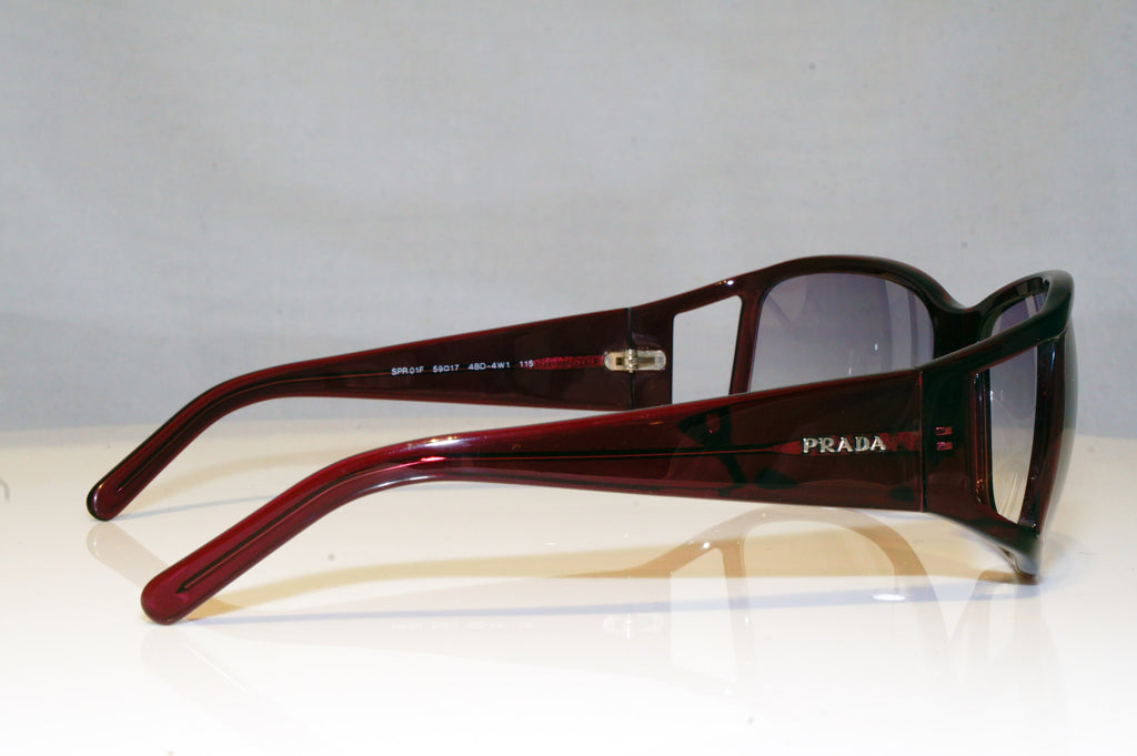 PRADA Womens Designer Sunglasses Burgundy Square SPR 01F 4BD-4W1 16866