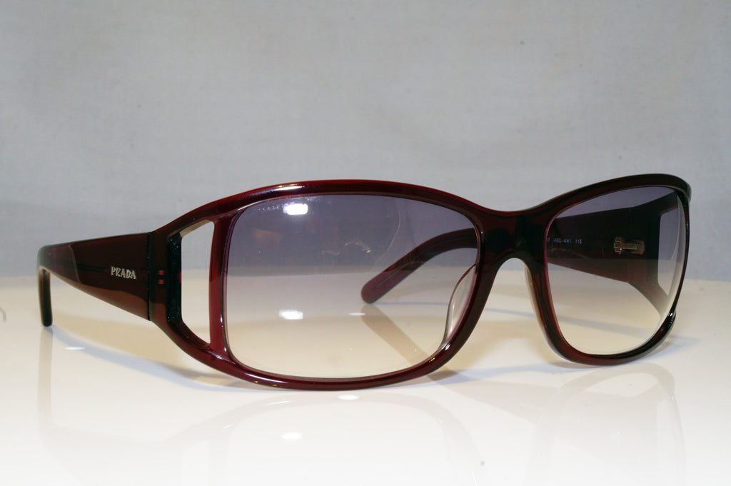 PRADA Womens Designer Sunglasses Burgundy Square SPR 01F 4BD-4W1 16866