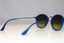 RAY-BAN Mens Unisex Mirror Designer Sunglasses Blue Round RB 2447 6250/70 17008