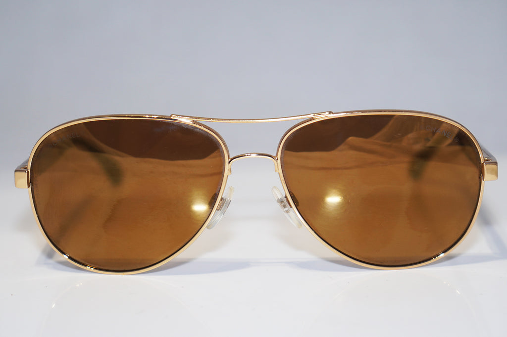 CHANEL Womens Designer Collection Miroir Sunglasses Gold 4179 C125/4E 15964