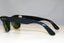 RAY-BAN Mens Mirror Designer Sunglasses Black Wayfarer RB 2140 1203/68 17022