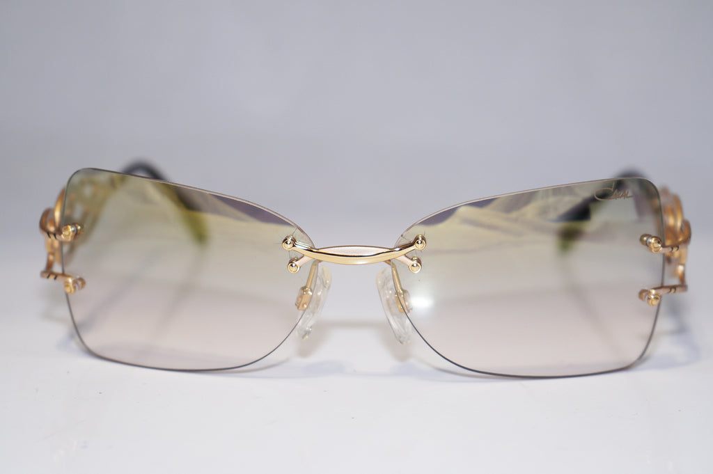 CAZAL Vintage Womens Designer Sunglasses Gold Rectangle MOD 925 COL 234 15943