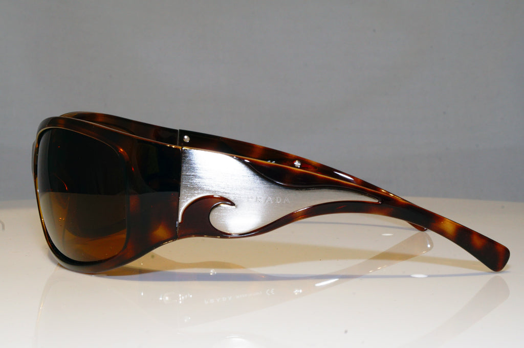 PRADA Womens Designer Sunglasses Brown Wrap SPR 03G 2AU-2Z1 16864