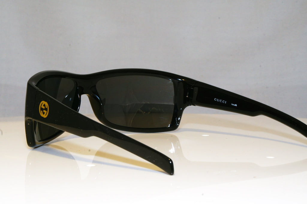 GUCCI Mens Designer Sunglasses Black Shield GG 1463 9D4 16931