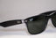 RAY-BAN Mens Unisex Designer Sunglasses Black New Wayfarer RB 2132 6052 14882