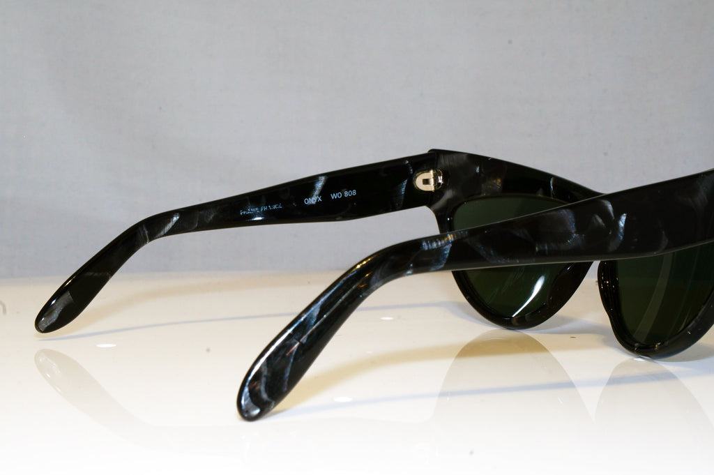 RAY-BAN Womens Vintage 1990 Designer Sunglasses Black Cat Eye ONYX W0 808 16950