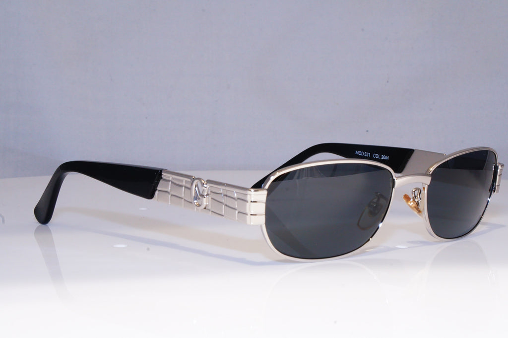 GIANNI VERSACE Mens Womens Vintage Designer Sunglasses Silver MOD S21 26M 19399