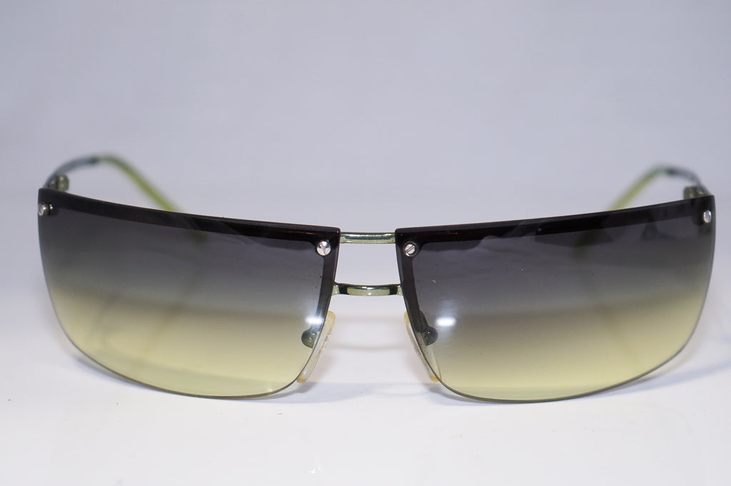 GUCCI 1990 Vintage Mens Designer Sunglasses Green Wrap GG 2653 L4E 15889